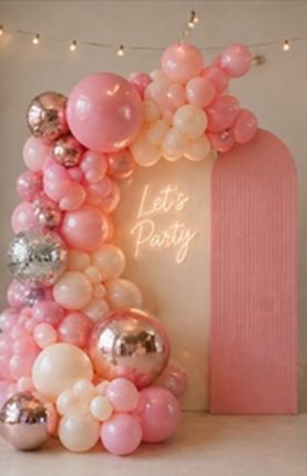 Party balloon styling by Central Celebrations
